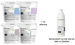 Akcia mesiaca - 2x akkovek DECOLORVIT = 1x ACTIVE USE 6% 1000 ml