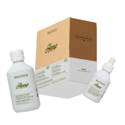 Sada pre citliv pokoku hlavy - HEMP 100% vegan - HEMP LENITIVE KIT - ampn 250 ml a upokojujce srum 100 ml