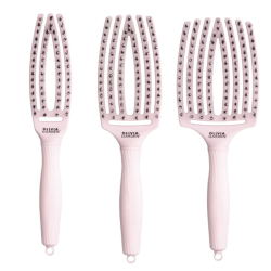 Kefa na vlasy - OG FINGERBRUSH COMBO Pastel Pink S/M/L